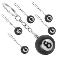 【LZ】☊❐✼  Pool Ball Key Rings Small Keychains Ornaments Billiards Pendants Decorative Hanging Sports The Gift