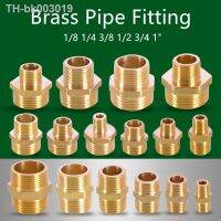 ▪❄ Brass Water Pipe Fittings 1/8 1/4 3/8 1/2 3/4 Thread Reducer Connection Adapte Copper Pneumatic Components Plumbing Accessories