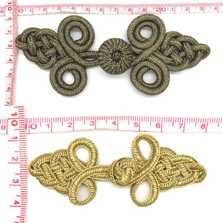 doreenbeads-gold-and-silver-silk-handmade-chinese-knot-buttons-frog-closure-fastener-christmas-trees-leaves-cheongsam-button