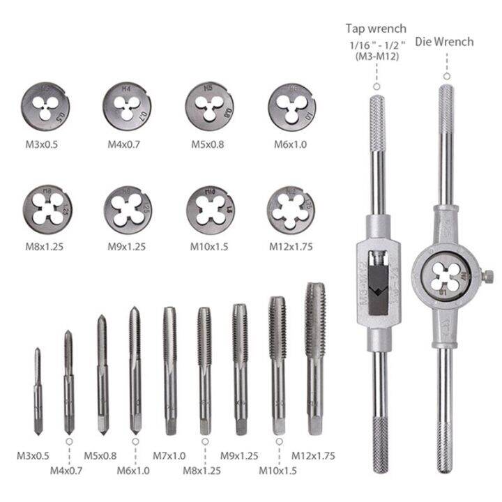 tap-and-die-set-20pcs-tap-wrench-threading-tools-metric-imperial-hand-tapping-tools-for-screw-thread-tap-die-tap