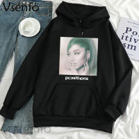 Ariana Grande Positions Hoodie Sweatshirt Women Female Harajuku Pullover Funny Graphic Hoodies 90s Aesthetic Sweatshirts Kawaii