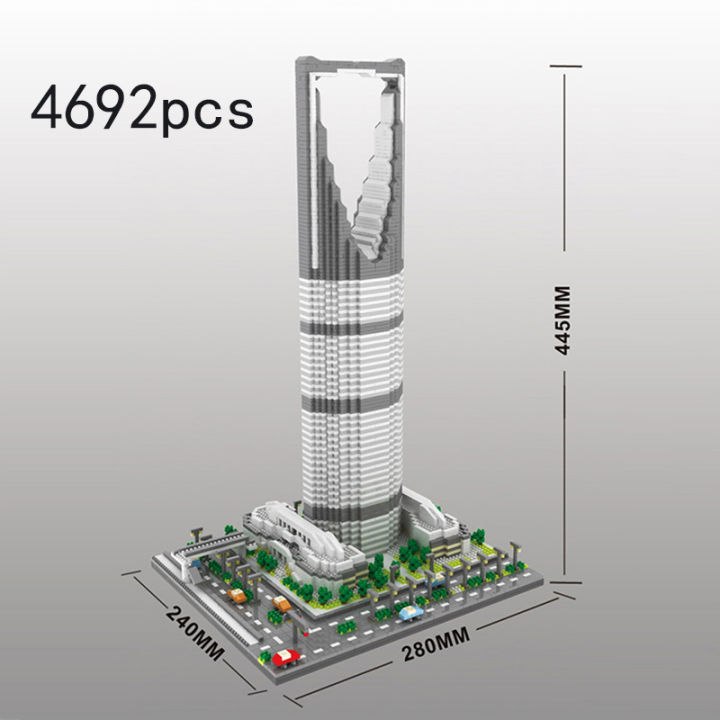 พิพิธภัณฑ์โคลอสเซียมใหม่-sphinx-diamond-building-micro-blocks-capitol-city-bricks-paris-eiffel-tower-london-big-ben-architecture