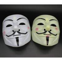 【A HOT】 V For Vendetta หน้ากากสยองขวัญฮาโลวีนหน้ากากปาร์ตี้ Maske Masquerade คอสเพลย์น่ากลัว Masque ตลก Terror มาสคาร่าคนร้าย Joke Maska