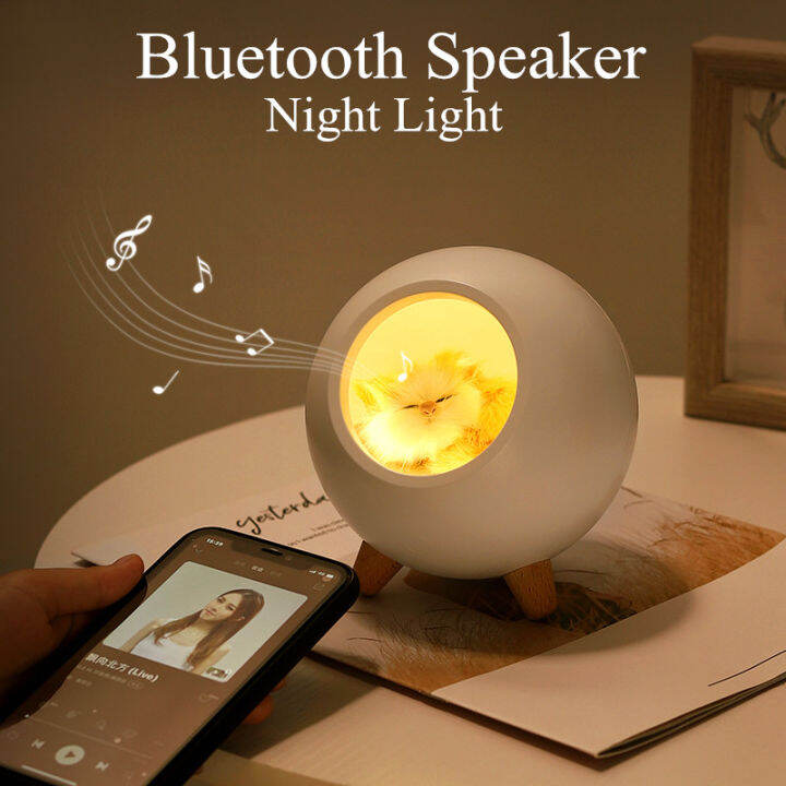 cute-cat-house-bluetooth-speaker-night-light-touch-dimming-led-baby-kids-bedside-sleep-lamps-bedroom-home-decor-holiday-gift