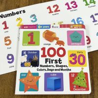 หนังสือ 100 First Numbers, Shapes, Colors, Days and Months (Board Book)