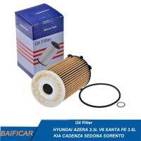 จุด “Baificar ใหม่เอี่ยมที่กรองน้ำมันแท้26320-3CAA0สำหรับ Hyudai AZERA 3.3L V6 SANTA FE 3.5L KIA CADENZA SEDONA SORENTO