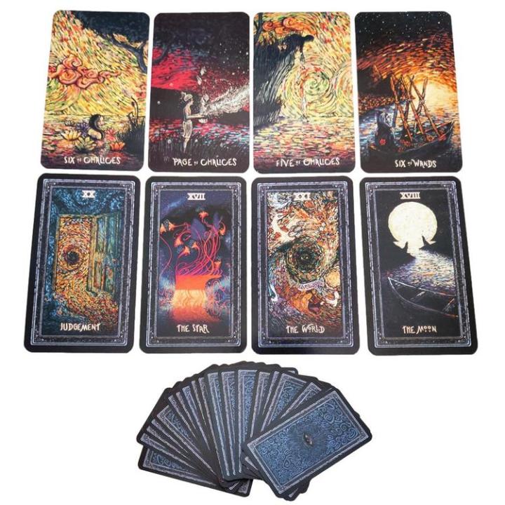 english-version-prisma-tarot-oracle-cards-deck-divination-78-cards-table-board-game-cards-for-beginners-fortune-fate-telling-top-sale