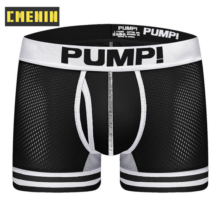 cmenin-pump-1pcs-ใหม่ยี่ห้อโพลีเอสเตอร์เซ็กซี่ชายชุดชั้นในชายนักมวยกางเกง-soft-trunk-กางเกงในชาย-bxoers-กางเกงขาสั้น-mens-h599