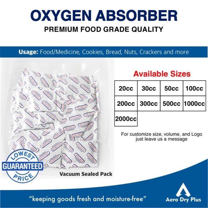 Oxygen Absorbers works in mason jars, and Vacuum Bags, Oxygen Absorbers