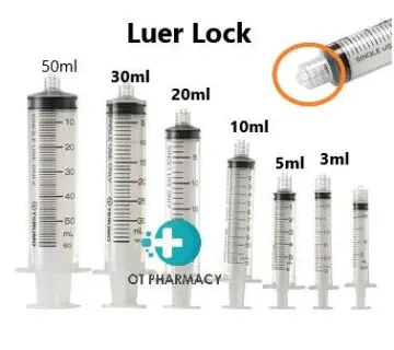 Terumo Syringe Luer Lock Tip (3cc/ml x 100's)