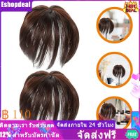 Eshopdeal【New】 2 pcs Women Hairpiece Wigs Top of the Head Wiglet Hairpiece Straight Hair Hairpiece