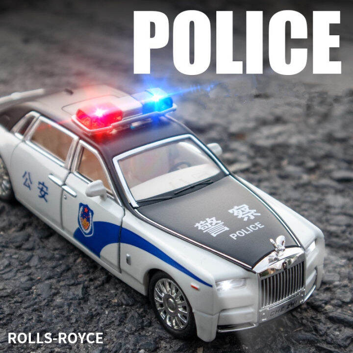 ใหม่1-32-rolls-royce-phantom-รถตำรวจของเล่นเด็กจำลองเสียงและแสง-diecasts-amp-ของเล่นยานพาหนะรุ่นเด็กของขวัญ