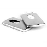 Hard Slim Stainless Steel Card Case Slider Style Card Organize Protector Box Wallet Business Credit Card Holder Card Holders