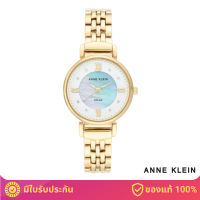 ANNE KLEIN AK/3630MPGB Solar Powered Swarovski Crystal นาฬิกาข้อมือผู้หญิงพลังงานแสงอาทิตย์ สีทอง