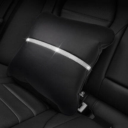 hot-car-seat-คอหมอนป้องกันคริสตัล-auto-headrest-support-rest-traveling-รถล้อ-headrest-คอเอวหมอน