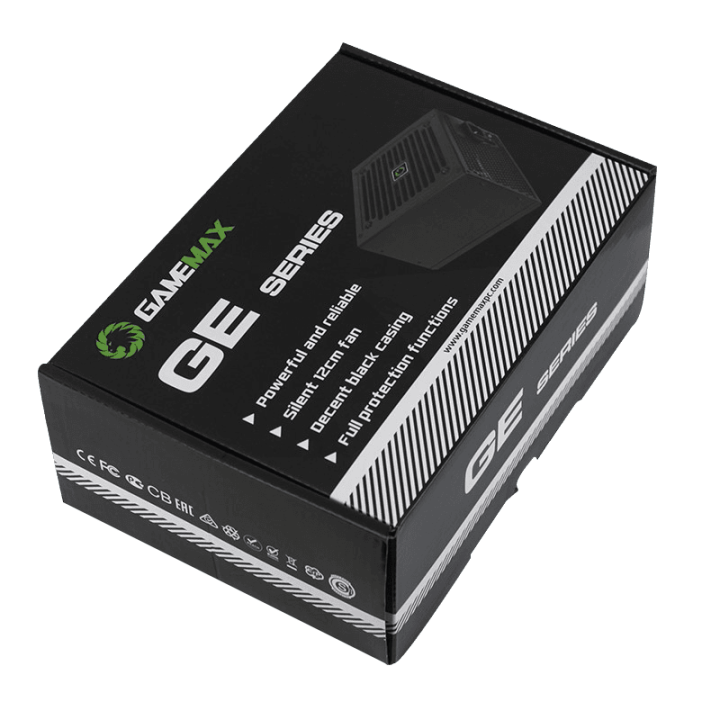 Gamemax GE-500 Value Gaming ECO Power Supply GE500 PSU 500W 500 Watt ...