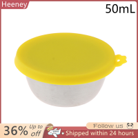 ? Heeney 50มล.ภาชนะปรุงรสด้วยฝาปิดรั่วถ้วยน้ำจุ่ม