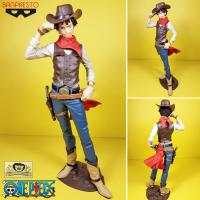 Model โมเดล งานแท้ 100% แมวทอง Banpresto จาก One Piece วันพีซ Monkey D Luffy มังกี้ ดี ลูฟี่ ในชุด คาวบอย Treasure Cruise World Journey Ver Figure ฟิกเกอร์ Anime ของขวัญ Gift อนิเมะ การ์ตูน มังงะ Doll ตุ๊กตา คอลเลกชัน สั่งและนำเข้าจากญี่ปุ่น manga