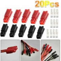 5 Pair Red Black Shell 30A 600V For Anderson Plug Marine Power Connector Terminals Electric Power Vehicles Photovoltaic Systems Electrical Connectors