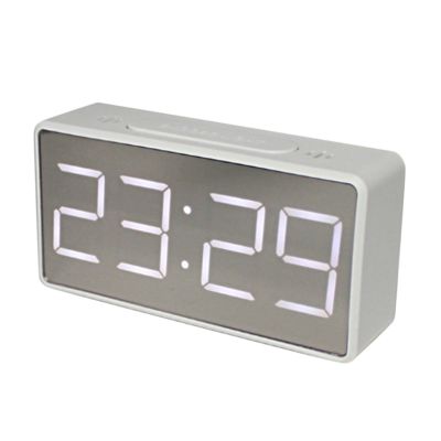 Led นาฬิกาวางข้างเตียงนาฬิกาปลุกดิจิตอลแบตเตอรี่นาฬิกาปฏิบัติการอิเล็กทรอนิกส์ไร้เสียงโต๊ะตั้งโต๊ะ