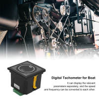 GT33 Engine Digital Tachometer มัลติฟังก์ชั่น Digital Tachometer สำหรับเรือ รถจักรยานยนต์ Marine