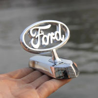 สำหรับ Ford 3D โลหะยานยนต์สติกเกอร์ประดับรถยนต์,หมวกมุมปีกโลโก้ด้านหน้า,ขาตั้งอเนกประสงค์,ฝาครอบจมูกส่วนบุคคลป้าย Ranger Ecosport Fiesta Everest Kuga โฟกัสพิทักษ์ Mustang GT Taurus Explorer Transit