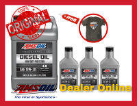 Amsoil Heavy Duty Diesel Oil 4X SAE 10w-30 น้ำมันเครื่องดีเซล สังเคราะห์แท้100%