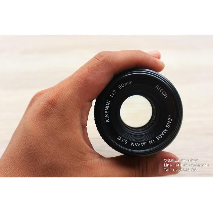 ricoh-50mm-f2-pancake-สำหรับใช้งานกับกล้อง-sony-mirrorless-สภาพสวย-เก่าเก็บ-serial-315406