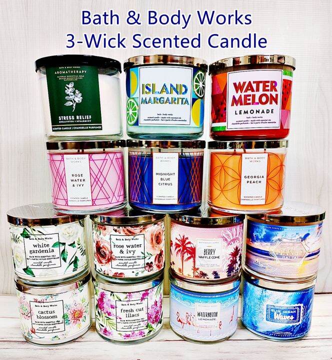 Lilin Wangi Bath & Body Works 3Wick Scented Candle 3 Sumbu Lazada