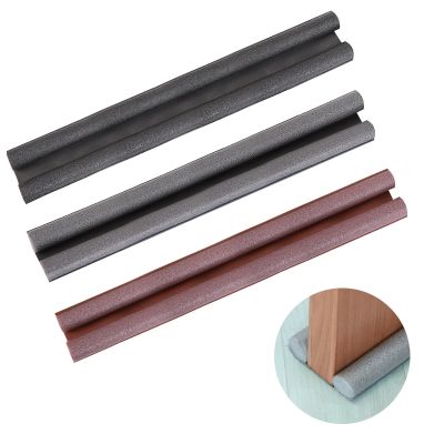 95x10cm Waterproof Seal Strip Draught Excluder Stopper Door Bottom Guard Double Silicone Rubber Seal Dustproof Soundproof Strips