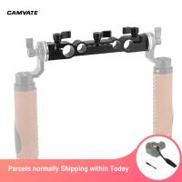 CAMVATE Camera 15mm &amp; 19mm Dual-port Rod Clamp With Double Ended Standard M6 ARRI Rosette Mount For DSLR Camera Support System