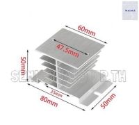 Heatsink aluminum ฮีตซิงค์ระบายความร้อน อลูมิเนียมระบายความร้อน สำหรับ SSR