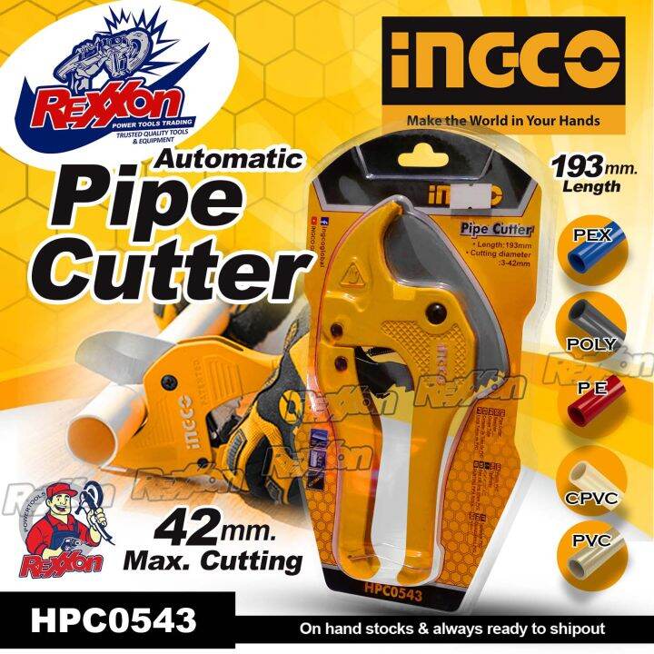 INGCO 193mm Automatic Pipe Cutter HPC0543 Rexxon Power Tools Trading