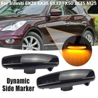 LED Dynamic Turn Signal Light Side Marker Lamp Repeater Signal Lights For Infiniti EX25 EX35 EX37 FX35 For Nissan Murano Skyline