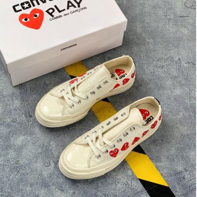 2024 CDG X Chuck Taylor 70s Hi/OX White Sneakers Shoes For Men&amp;Women
