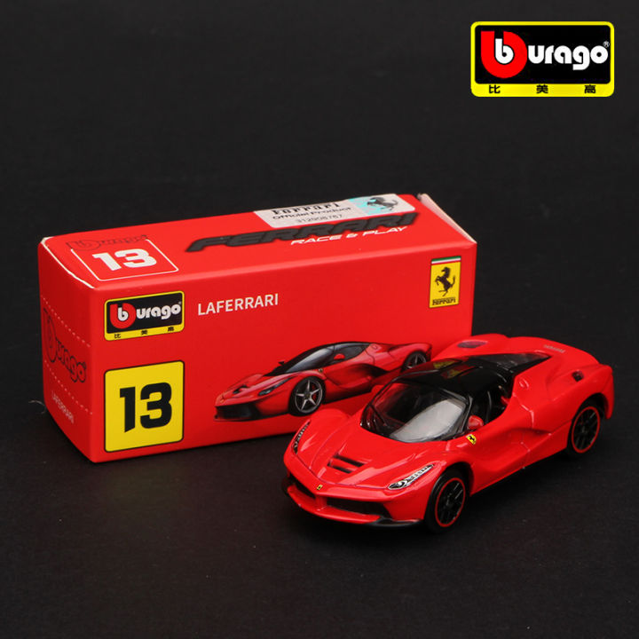 bburago-ferrari-series-หลายรูปแบบ-laferrari-micro-high-precision-model-car-model-collection-kids-xmas-gift-toys-for-boys