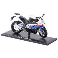 Maisto 1:12 BMW S1000RR พร้อมขาตั้งยานพาหนะหล่อสะสมงานอดิเรกรถจักรยานยนต์ของเล่นรุ่น