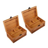 Bamboo Craft Princess Korean Bamboo Jewelry Box Wooden Jewelry Storage Box Collection Box Gift Box