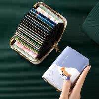 Anti Thief 9 Detents Cards Holders Wallets PU Cartoon Cute Pouch Bags Bank Credit ID Card Holder Cover Anti Degaussing Organizer Card Holders