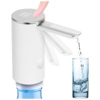 Universal Water Bottle Pump Dispenser 1-5แกลลอน,ปั๊มน้ำขวดอัตโนมัติแบบพับได้,ปั๊มน้ำไฟฟ้าแบบพกพา