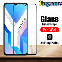 Jingsanc 1 ~ 2ชิ้นสำหรับ VIVO Y76 5G กระจกนิรภัยเทมเปอร์ความแข็ง9H ฟิล์มป้องกันรอยขีดข่วน