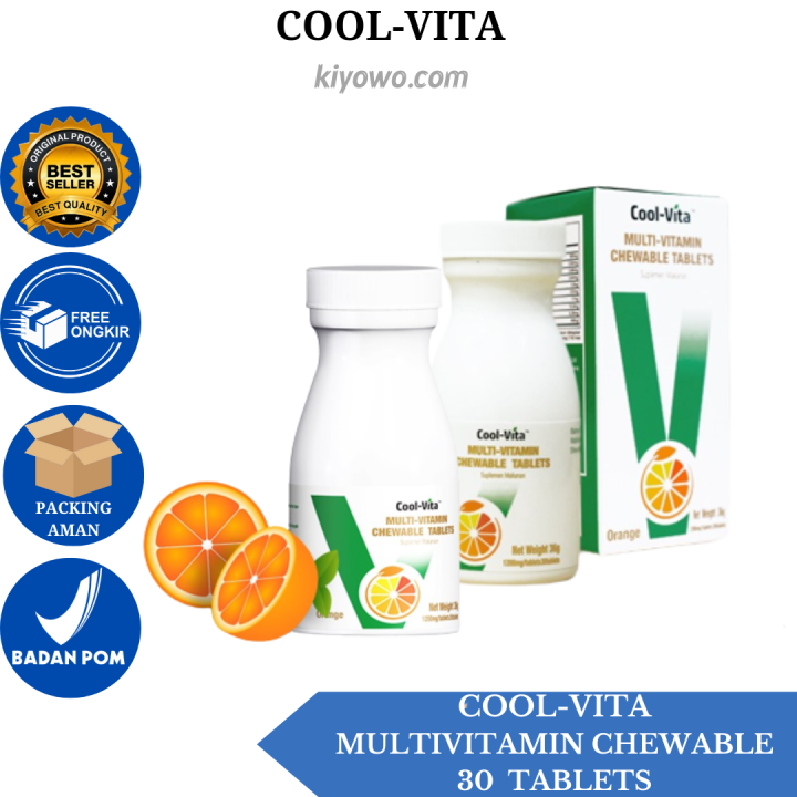 [ORIGINAL] CoolVita Penggemuk Badan I Coolvita multi vitamin chewable kunyah Coolvita
