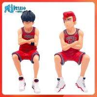 RTO Figur อนิเมะ Slam Dunk 15CM สำหรับ Mobil Rukawa Tokede ตะกร้า Oh Aksi ตะกร้า PVC Aksesori Mobil Mainan Boneka