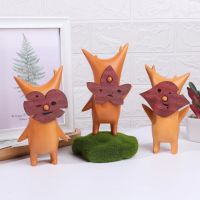 Korok Statue Wooden Korok Family Handicraft Craft Gift for Game Lovers Zelda Breath of The Wild Puppet Toy Decoration Gift