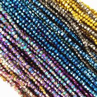 Top Quality All Colors 1.5x2mm Rondelle Faceted Crystal Glass Beads Loose Spacer Round Bead For Jewelry Bracelet Necklace Making