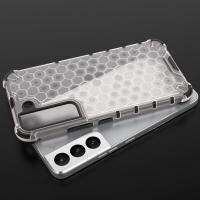 เคสโปร่งใสสำหรับ Samsung Galaxy S23 S20 S21 S10พิเศษบวก S10e S21FE เคสมือถือฝาหลังแข็งกันแรงกระแทกพลาสติกรูปทรงรังผึ้ง