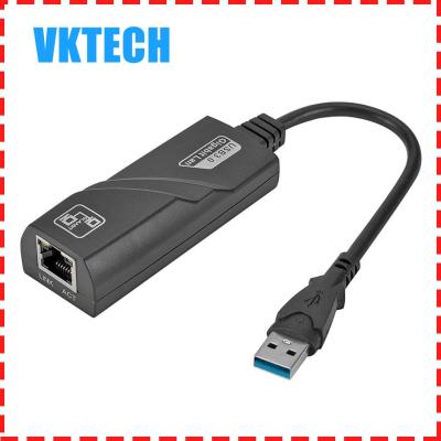 [Vktech] MINI USB 3.0 อะแดปเตอร์อีเทอร์เน็ต Gigabit USB TO RJ45 การ์ดเครือข่ายแลนสำหรับ Windows 10 8 7 XP แล็ปท็อปคอมพิวเตอร์ส่วนบุคคล