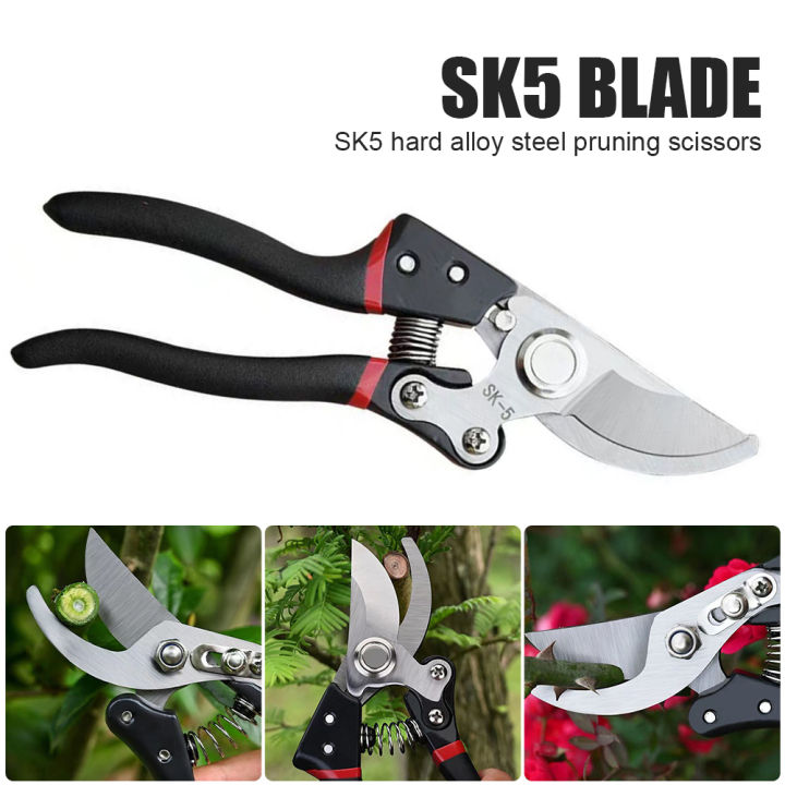 Pruning Shear Hand Pruners Gardening Tools Handheld Pruners Garden Clippers  for Bonsai Branches Orchard Garden Gardening