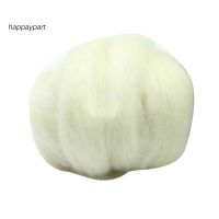 ✾FRJ✾100g Fluffy Fiber Roving Top Spinning Wheel Felting Fleece Sewing Woolen Yarn