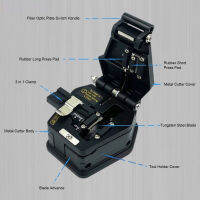 ที่หนีบแบบ3 In 1สำหรับซ่อมไฟฟ้าเครื่องมือตัดสายเคเบิลเครื่องตัดใยแก้วนำแสงไฟเบอร์สำหรับงานกลึง CNC